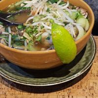 "Shrimp" soup was delicious. Shrimp was an unexpected surprise - delicious and perfect texture. at Au Lac - DTLA in Los Angeles