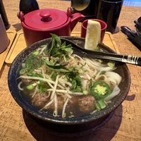Beef ball pho  at Au Lac - DTLA in Los Angeles