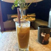 Vietnamese iced coffee  at Au Lac - DTLA in Los Angeles