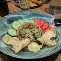 Green curry fried rice at Au Lac - DTLA in Los Angeles