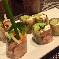 BBQ Pork Roll (with mushrooms instead of vegan pork) at Au Lac - DTLA in Los Angeles