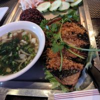 Nori-wrapped 'fish' at Au Lac - DTLA in Los Angeles