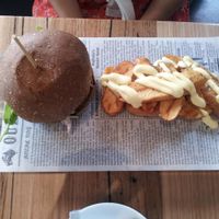 Vege Burger at Vege Rama - West End at Vege Rama in West End