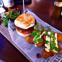 Vegan Veggie Burger With Gluten Free Bun & Mayo at Vege Rama in West End