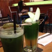 iron booster and vitality juices at Vege Rama in West End