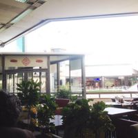 Mall seating at Greg Cafe - Gan Ha'Ir in Tel Aviv