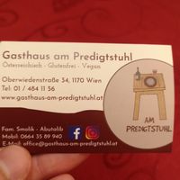 Visitenkarte at Gasthaus am Predigtstuhl in Vienna