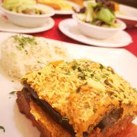 Mussaka at Gasthaus am Predigtstuhl in Vienna