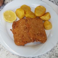 vegan cordon bleu at Gasthaus am Predigtstuhl in Vienna