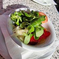 salad at Gasthaus am Predigtstuhl in Vienna