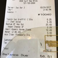 note the high price for vegan/gf at Mellow Mushroom in Clearwater