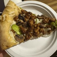 Garlic base with tempeh (slice of XL)  at Mellow Mushroom in Clearwater