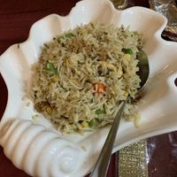 Rice with cashew at Diamond Restaurant in Bangkok
