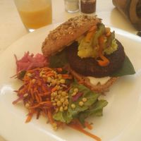 Beet Burger at Co.ConAmor in Tulum