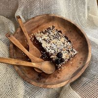 Vegan brownie at Co.ConAmor in Tulum