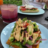 Sweet potato waffle at Co.ConAmor in Tulum