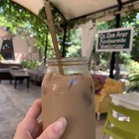 Iced coffee with soy milk✨  at Co.ConAmor in Tulum