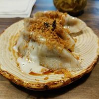 Gyoza with fixings at Wabi-Sabi Noodle House Morato in Metro Manila