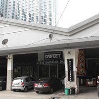 This is 'The Collective' the building Wabi-Sabi is housed in. at Wabi-Sabi Noodle House Morato in Metro Manila