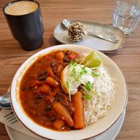 Vegan stew at Lotta Love in Malmo
