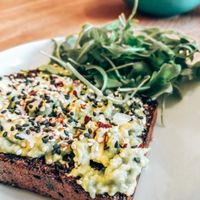 Smashed Avocado toast at Lotta Love in Malmo
