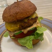Veggie burger   at Rice Revolution 呷米蔬食 - Gā Mǐ Shū Shí in Taipei