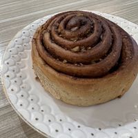 Cinnamon roll  at Rice Revolution 呷米蔬食 - Gā Mǐ Shū Shí in Taipei