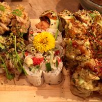 Chef's choice.  at Sushi Momo in Montreal