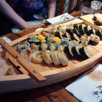 Various makis and futomakis at Sushi Momo in Montreal