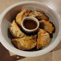 Mushroom Gyoza at Sushi Momo in Montreal
