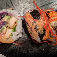 BBQ roll (June-2022) at Sushi Momo in Montreal