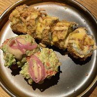 Croque-madame & avocat-ail noir  at Sushi Momo in Montreal