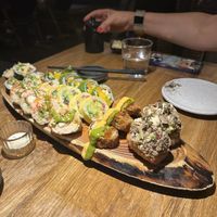 rolls  at Sushi Momo in Montreal