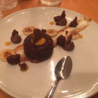 Miso cake at Sushi Momo in Montreal