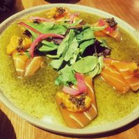 Tiradito de No salmon at Sushi Momo in Montreal