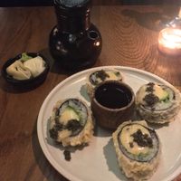 Fried Avocado maki at Sushi Momo in Montreal