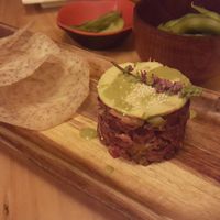 Beetroot tartare at Sushi Momo in Montreal