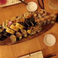 Part of the 2 person special at Sushi Momo in Montreal