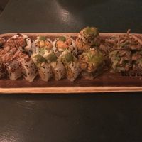 Surf and Turf (Bacon & Cheese OMG) and Patate Jalapeño (Super Tasty!) at Sushi Momo in Montreal