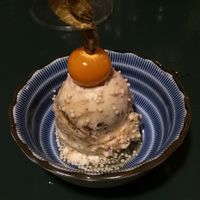 Ice cream   at Sushi Momo in Montreal