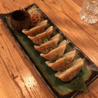Pan fried dumplings - I would skip next time in favour of more sushi at Sushi Momo in Montreal