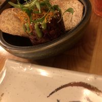 “Beef” tartar was phenomenal ! at Sushi Momo in Montreal