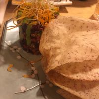 Beet tartare  at Sushi Momo in Montreal