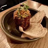Beet tartare  at Sushi Momo in Montreal