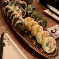 Vegan sushi  at Sushi Momo in Montreal