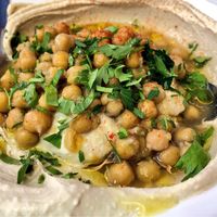 Hummus at Micha’s  at Etzel Micha - Micha's Humus in Tel Aviv