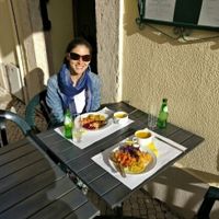 enjoying a great meal at Gengibre e Canela at Gengibre E Canela in Faro