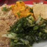 Indian menu with homemade lemonade at Gengibre E Canela in Faro