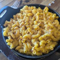 Vegan Mac and cheeze at Aubergine and Company in Orem