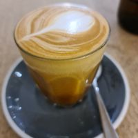 Almond milk latte at Heal.Thy Self Co in Yarraville